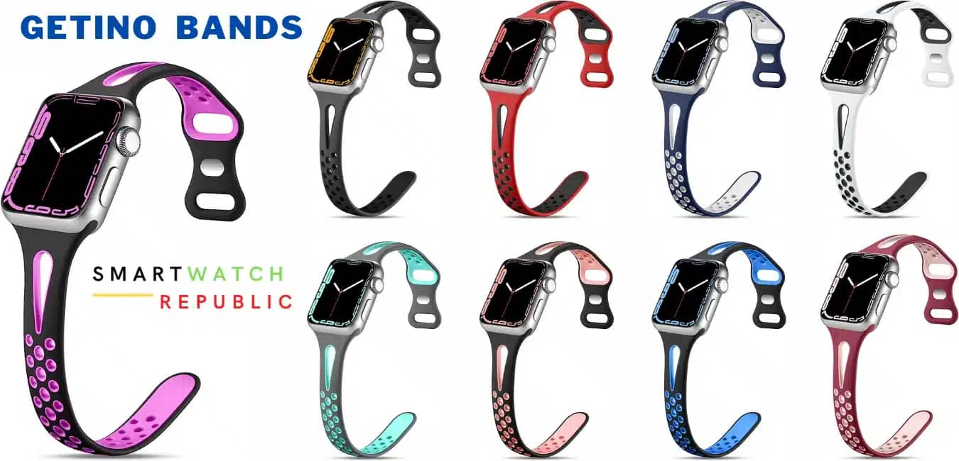 Getino Slim Silicone Apple Watch bands for Women