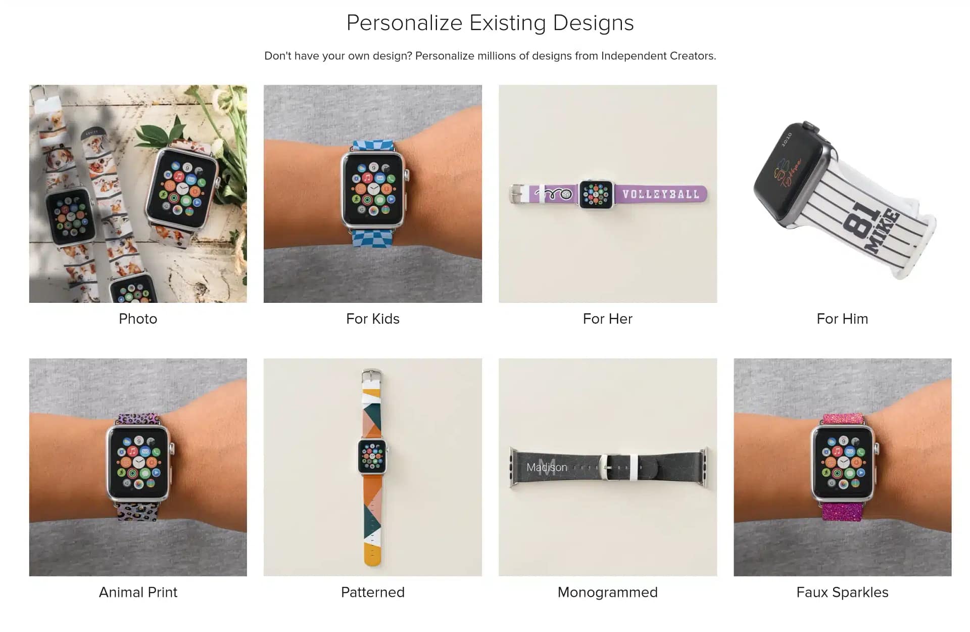 Custom Apple Watch Bands